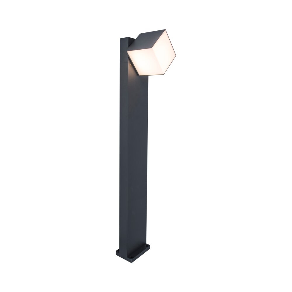 בולרד אפור כהה CUBA LUTEC 12W IP54 750mm אור חם – NISKO