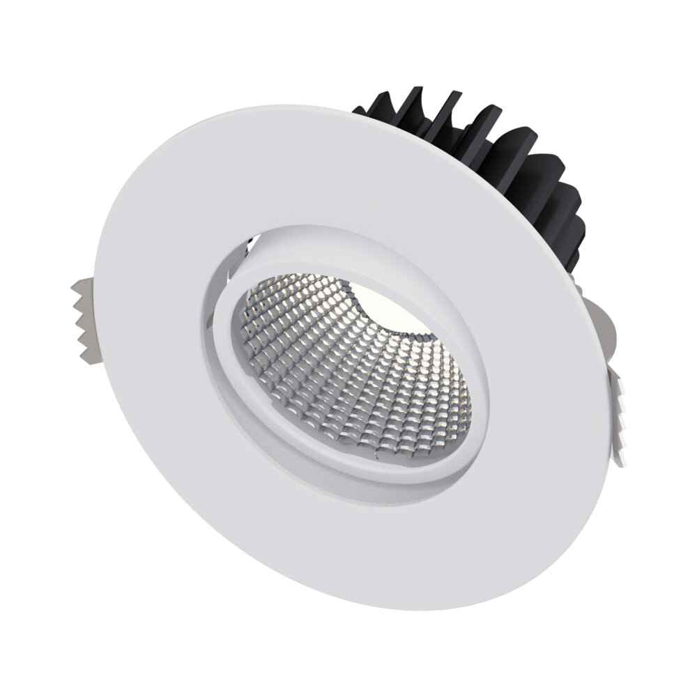 שקוע לבן מתכוון ספוטניק NATALY 15W 115mm IP54 3CCT – NISKO