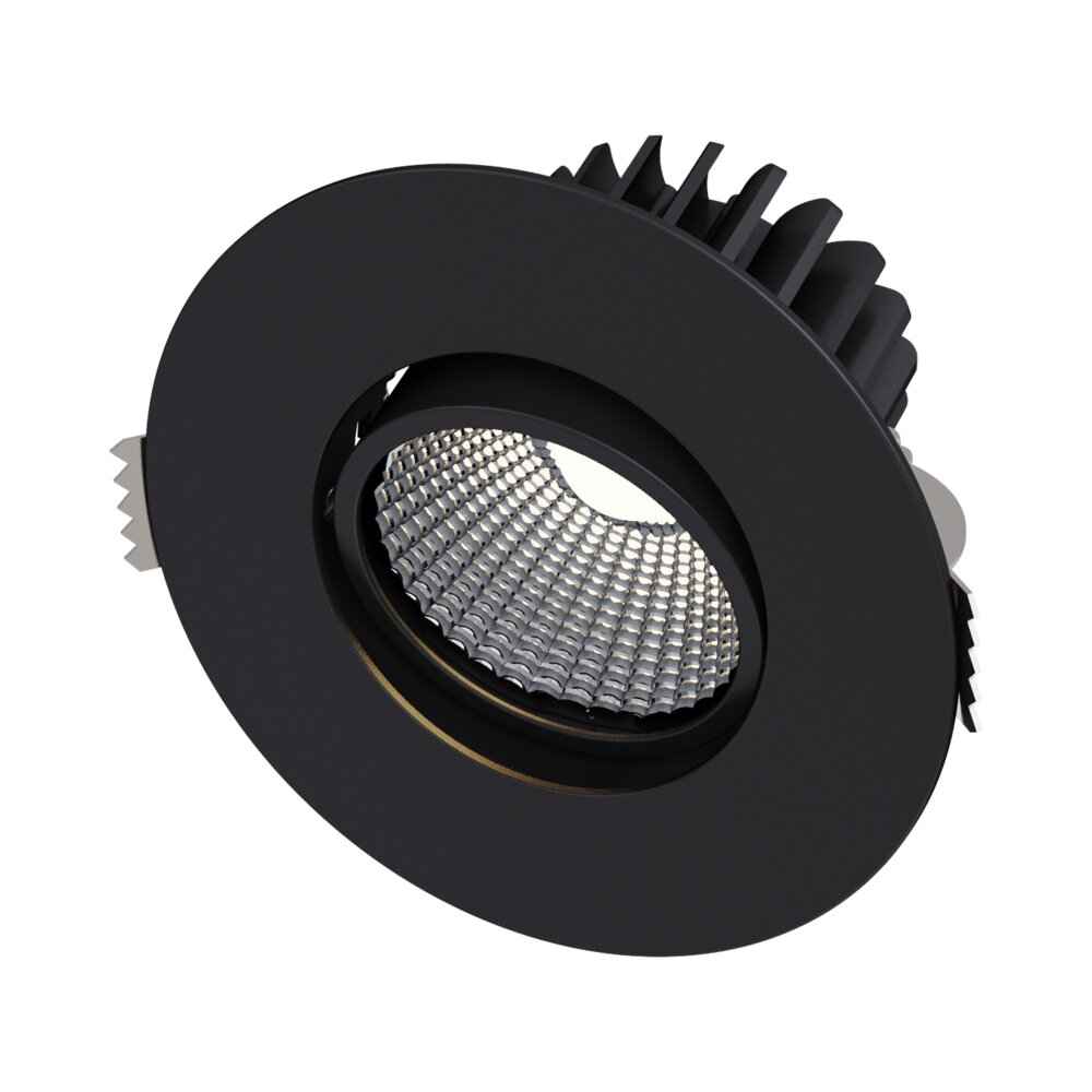 שקוע שחור מתכוון ספוטניק NATALY 8W 75mm IP54 3CCT – NISKO