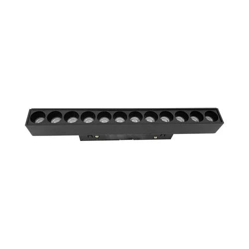 ספוט לד 12 נקודות שחור לפס צבירה מגנטי TIKTOK DOT22 12W אור חם - אור שי סיטונאות חשמל בע״מ