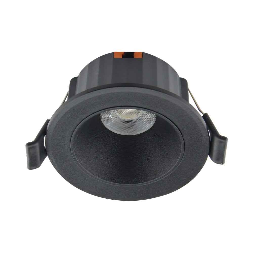 שקוע תקרה שחור LIME 12W 90mm IP44 3CCT – NISKO