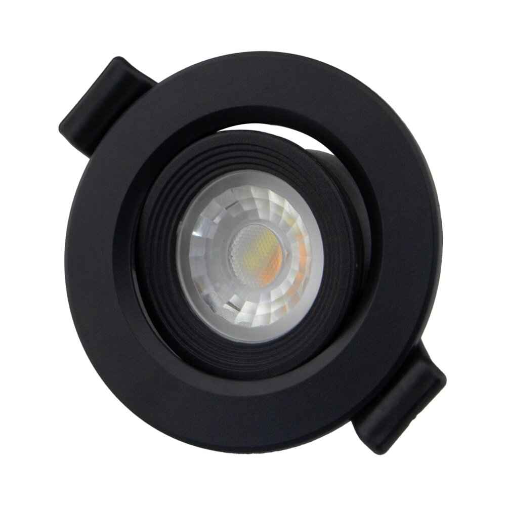 שקוע תקרה שחור SULTAN 3W IP54 55mm 3CCT – NISKO