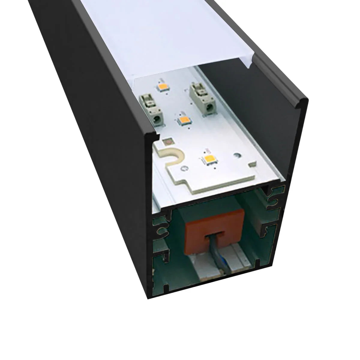 פרופיל צר טרימלס ניתן לשילוב עם פס צבירה-65 42-00-אור טבעי - אור שי סיטונאות חשמל בע״מ