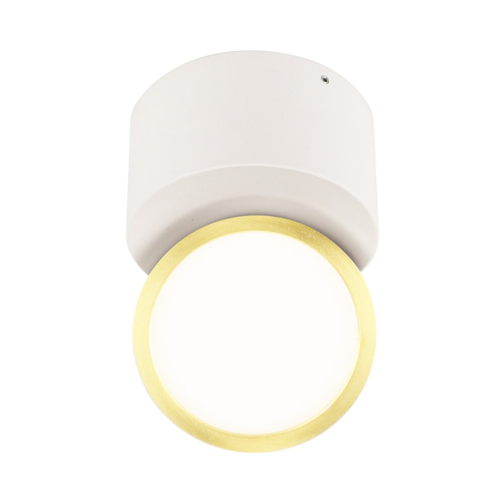צילינדר TWIST 7W 3CCT גוף לבן עם זהב