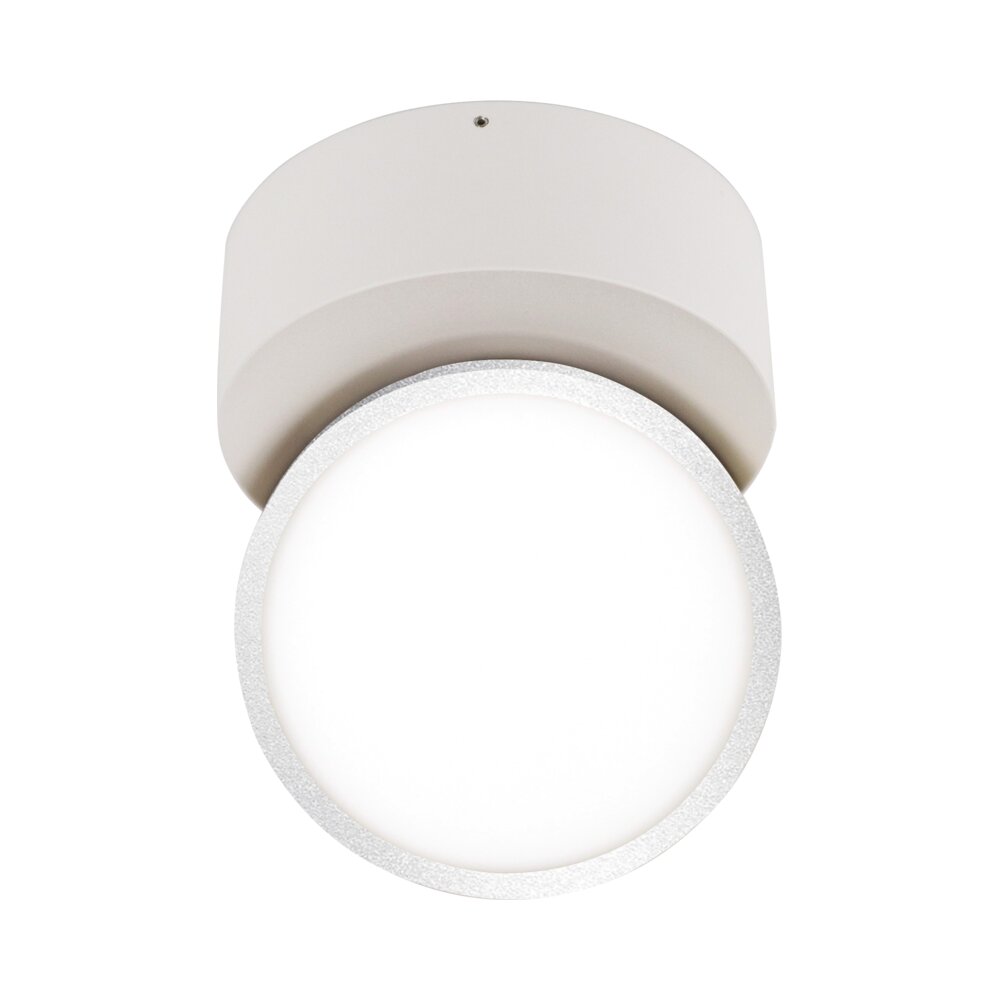 צילינדר TWIST 12W 3CCT גוף לבן עם כסף