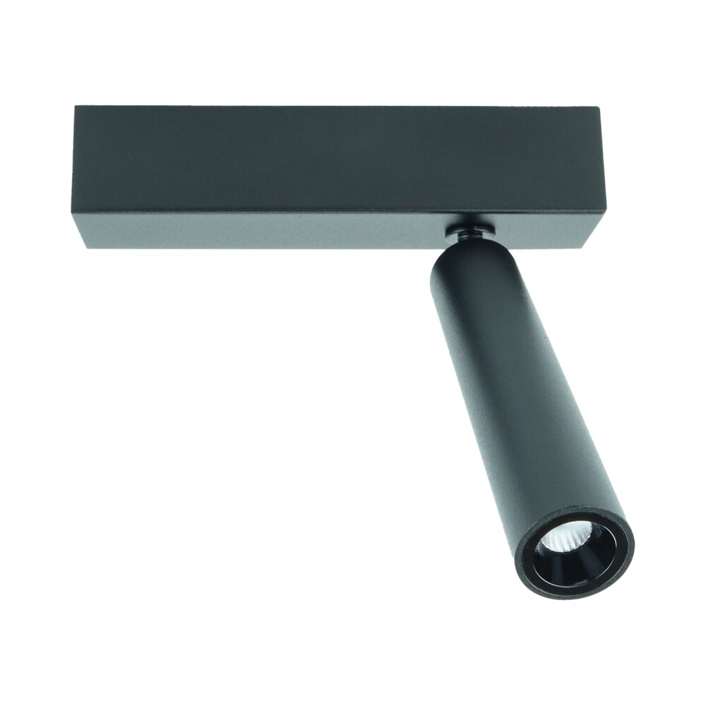 צמוד תקרה שחור TRIX 7W אור חם