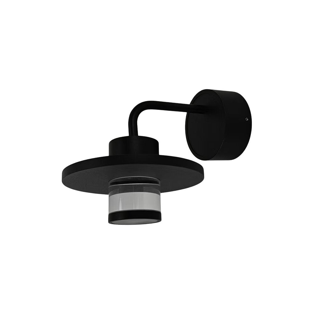 מנורת קיר GENIE 7W IP54 גוף שחור אור חם – NISKO