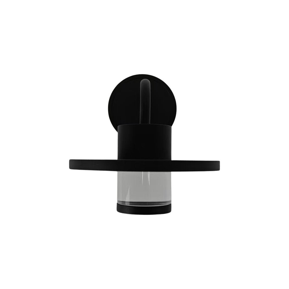 מנורת קיר GENIE 7W IP54 גוף שחור אור חם – NISKO