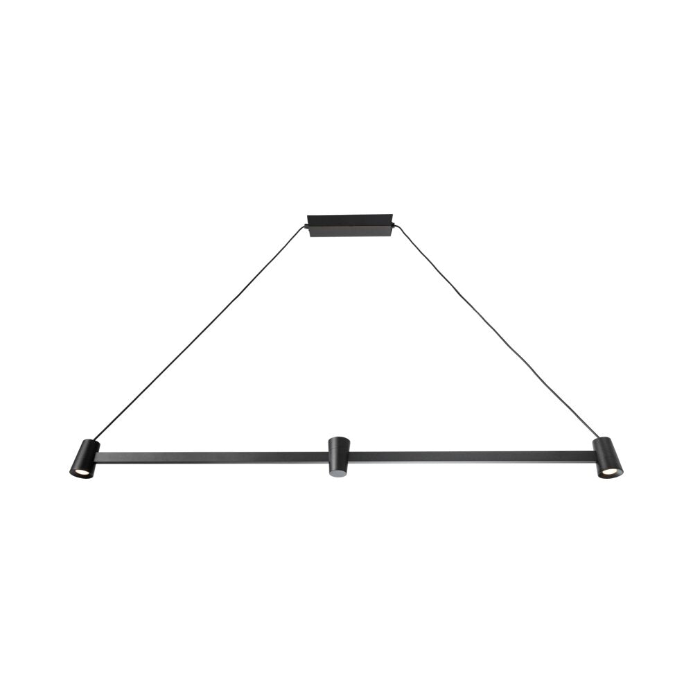 מנורת תלייה שחור SEGNO UP&DOWN 3X5W אור חם