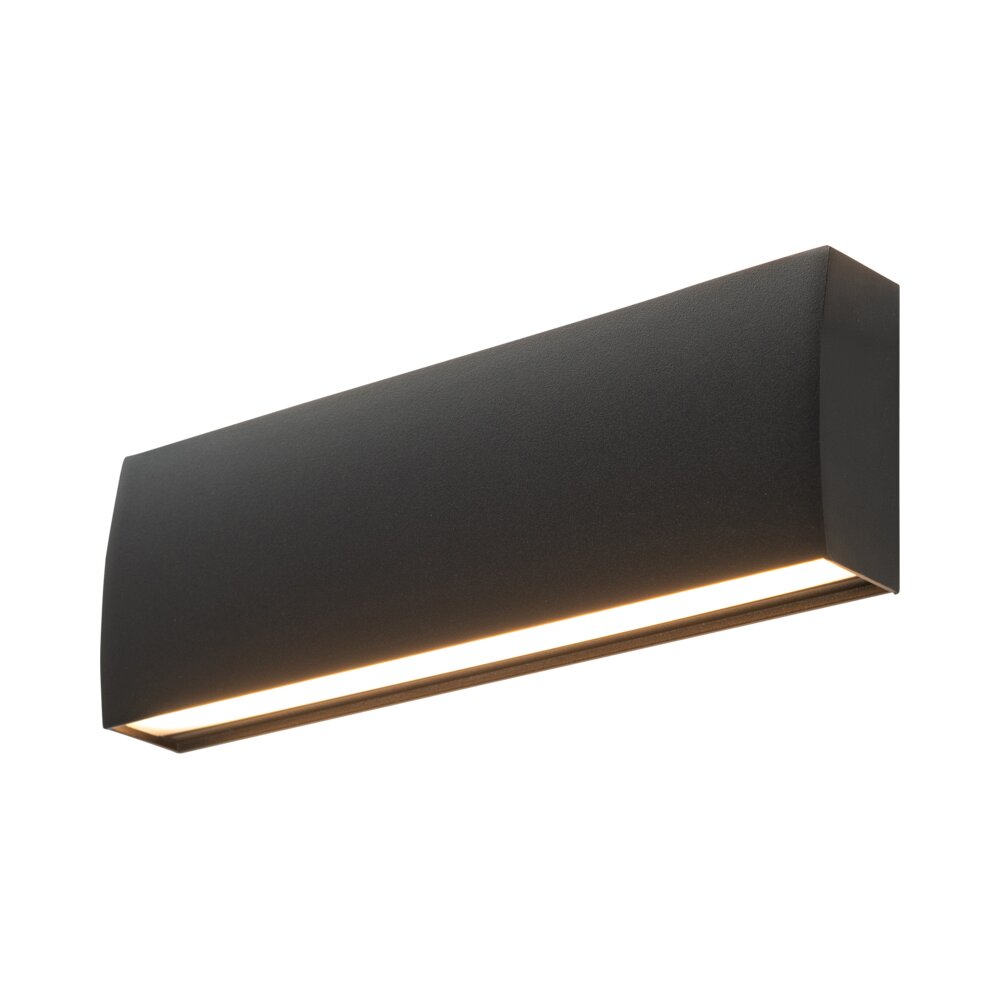 מנורת קיר שחורה CARDO 180 UP&DOWN 2X4W אור חם