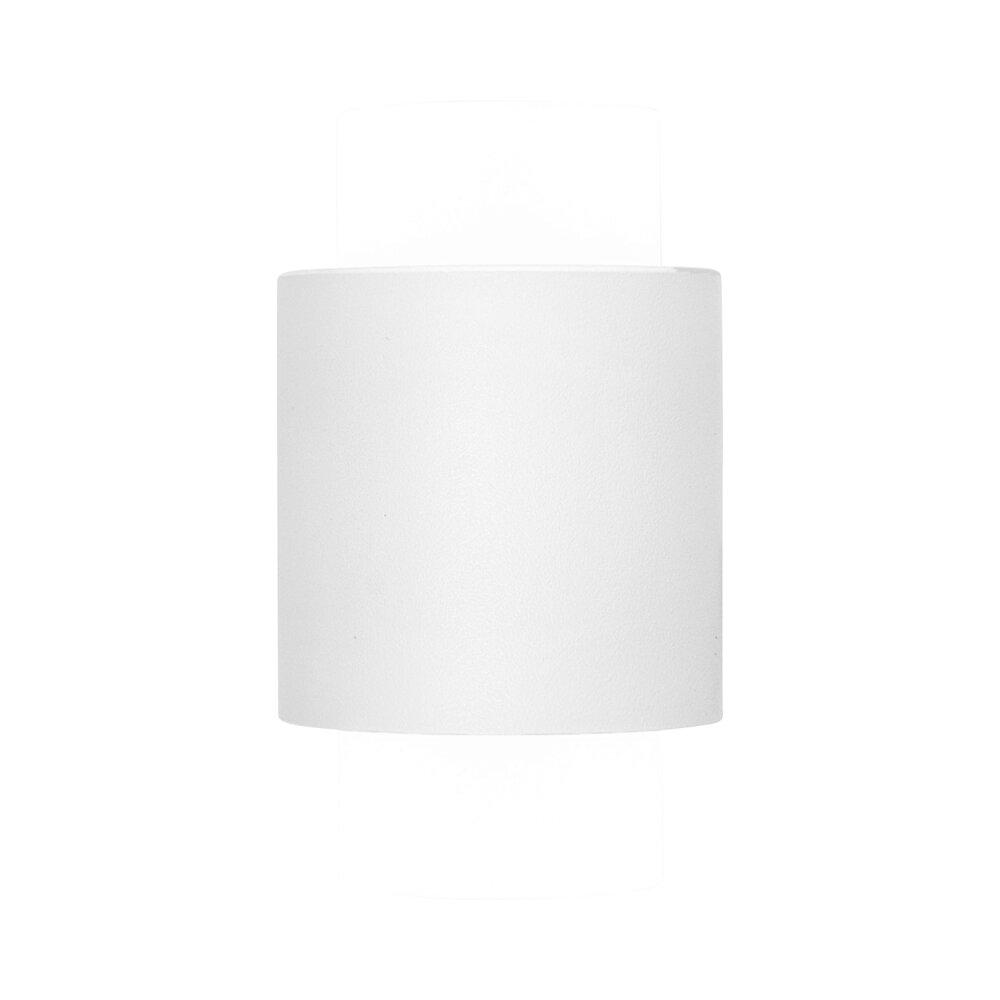 מנורת קיר לבנה DUALUX UP&DOWN 2X2.5W IP54 אור חם