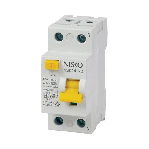 ממסר פחת NSK240-2 2X40/0.03 30mA - אור שי סיטונאות חשמל בע״מ