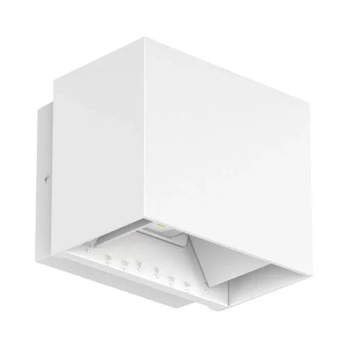 צמוד קיר לבן GLOW UP&DOWN 10W 15°~120° IP65 אור חם - אור שי סיטונאות חשמל בע״מ