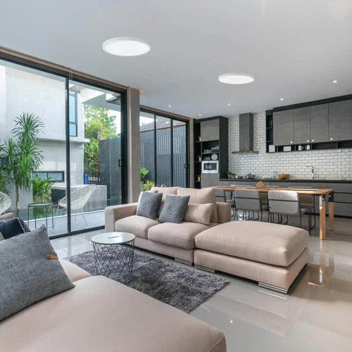 צמוד תקרה לבן TIME 18W 230MM IP40 3CCT - אור שי סיטונאות חשמל בע״מ