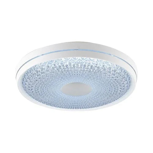 צמוד תקרה דקורטיבי לבן CRYSTAL 60W אור ניטרלי - אור שי סיטונאות חשמל בע״מ