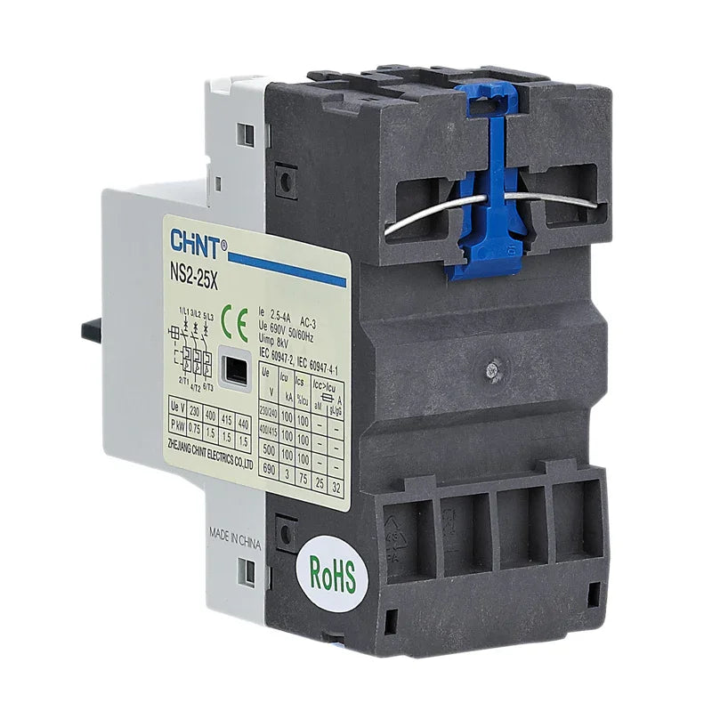 הגנת מנוע טרמי-מגנטי 1-1.6 100KA Chint - אור שי סיטונאות חשמל בע״מ