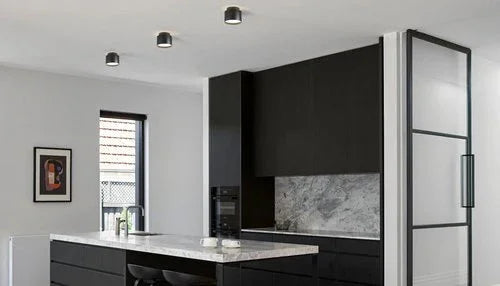 צמוד תקרה צילינדר שחור חלבי DARIA 15W 3CCT - אור שי סיטונאות חשמל בע״מ