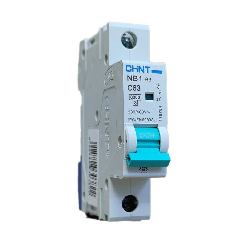 מנתק מעגל ח"א חד-פאזי 6KA C-63A Chint - אור שי סיטונאות חשמל בע״מ