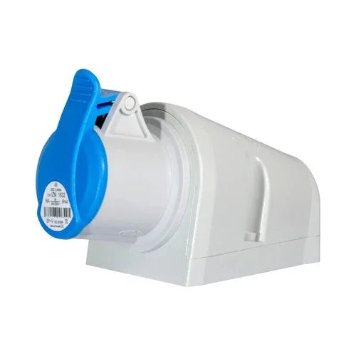 שקע זוויתי לקיר 3X16A IP44 SEZ - אור שי סיטונאות חשמל בע״מ