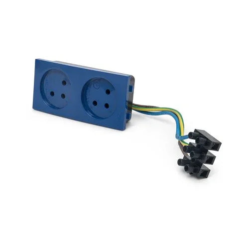 זוג שקעי כח כחולים לעמדת NISKO OFFICE - אור שי סיטונאות חשמל בע״מ