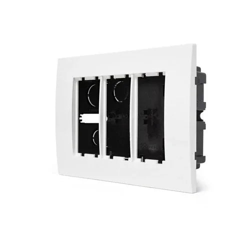 עמדת HOME & OFFICE תחת הטיח 6 מודול, ללא אביזרים - אור שי סיטונאות חשמל בע״מ