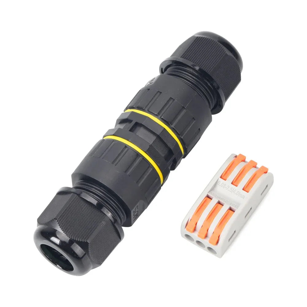 מופה M25 IP68 לחיבור 2 כבלים 3 גידים 3P - אור שי סיטונאות חשמל בע״מ