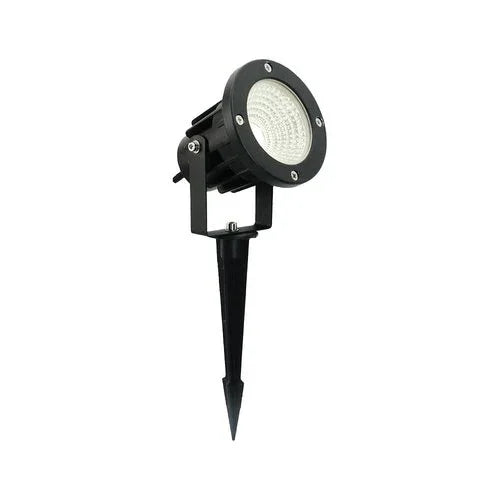 דוקרן שחור לגינה 12W 12-24V AC/DC IP65 אור חם - אור שי סיטונאות חשמל בע״מ