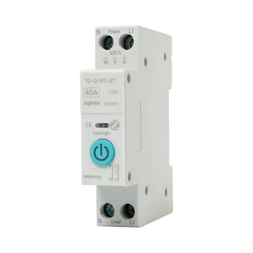 בקר לוח זיגבי ZIGBEE 40A - 8000W - אור שי סיטונאות חשמל בע״מ