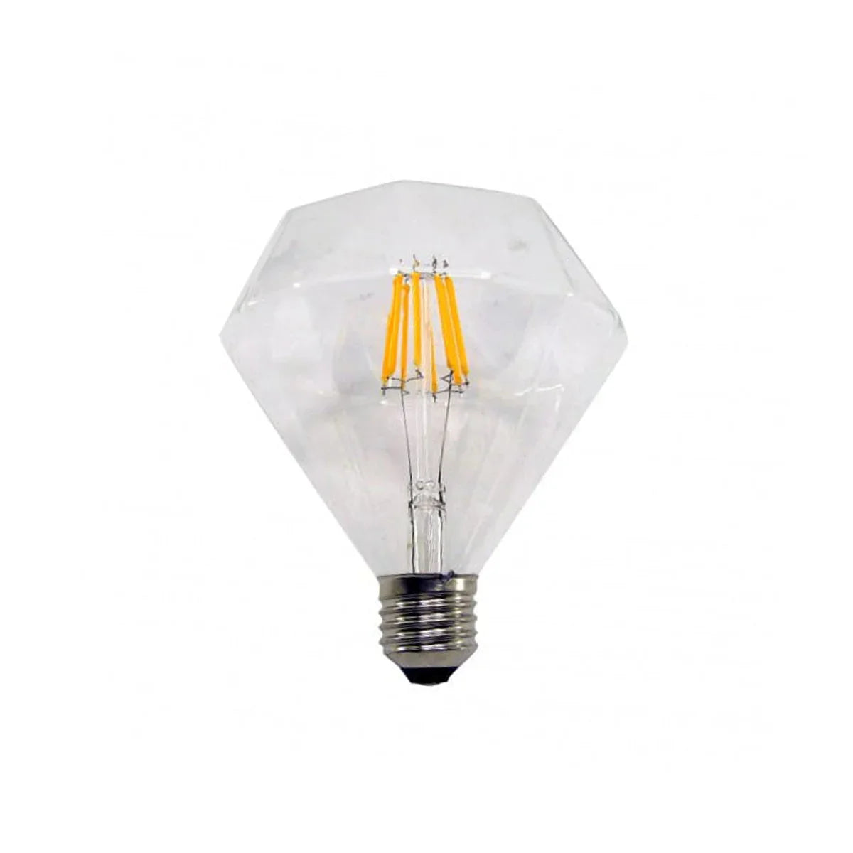 נורת יהלום-L-E27-DIAMOND-8W-LED-W - אור שי סיטונאות חשמל בע״מ