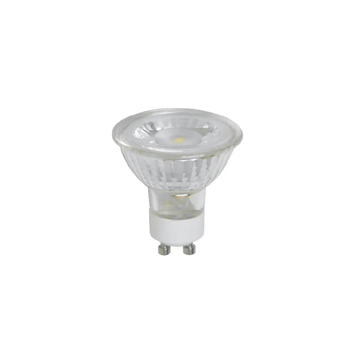 נורה GU10 LED-56-L-GU10-GLASS-5W-אור חם - אור שי סיטונאות חשמל בע״מ