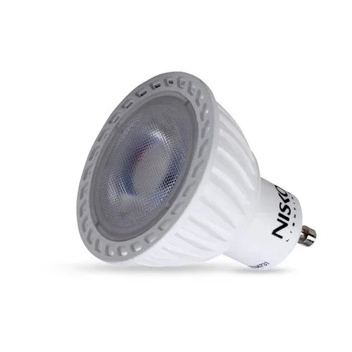 נורת דקרויקה לבנה 60° GU10 6W אור חם - אור שי סיטונאות חשמל בע״מ