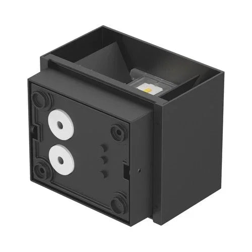 צמוד קיר שחור GLOW UP&DOWN 10W 15°~120° IP65 אור חם - אור שי סיטונאות חשמל בע״מ