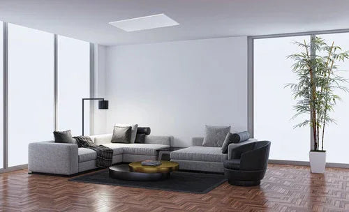 צמוד תקרה מלבן דק לבן TIME 64W 96X60CM IP40 3CCT - אור שי סיטונאות חשמל בע״מ