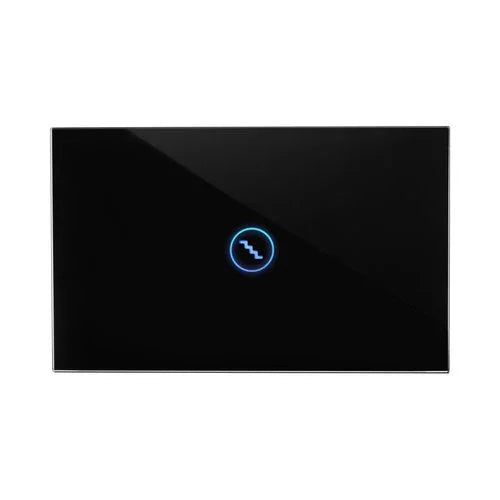 מתג טאץ' מדרגות זכוכית שחורה 3 מודול - אור שי סיטונאות חשמל בע״מ