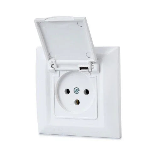 שקע כח מוגן מים IP44 - אור שי סיטונאות חשמל בע״מ