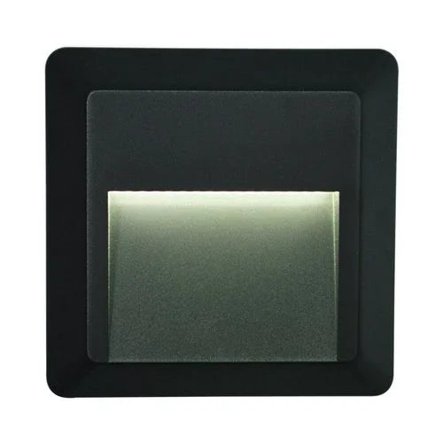 צמוד קיר שחור LOTUS-S 2W IP65 3CCT (71461239) - אור שי סיטונאות חשמל בע״מ