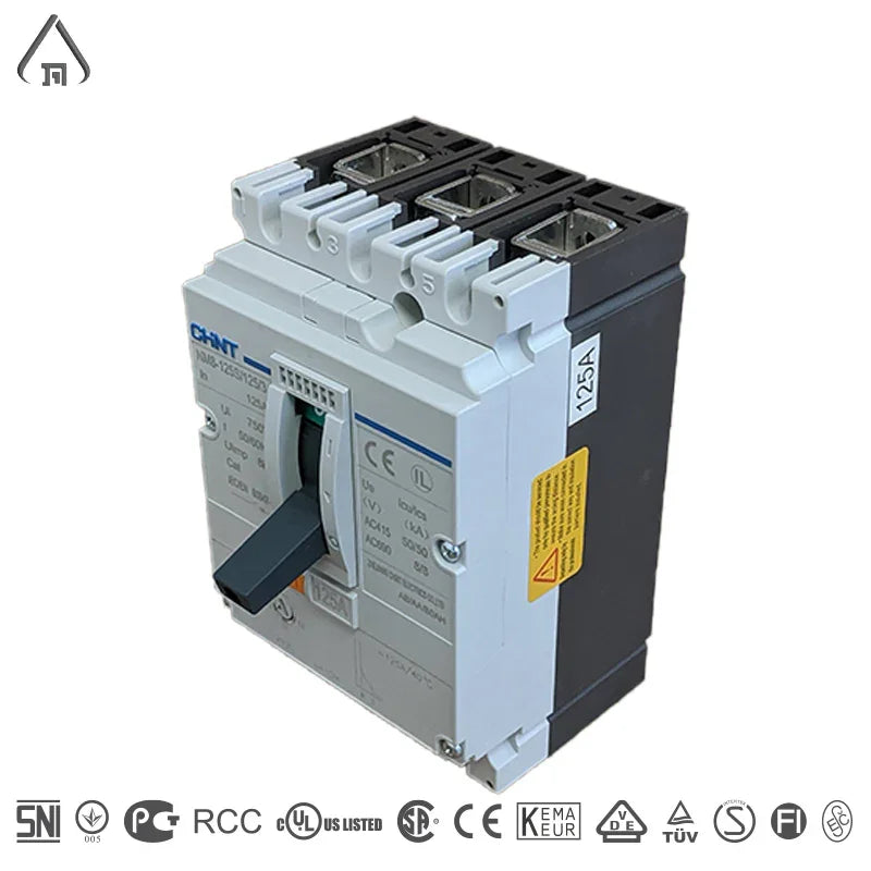 מפסק ח"א 3X125A כיול טרמי עד 125 Chint - אור שי סיטונאות חשמל בע״מ