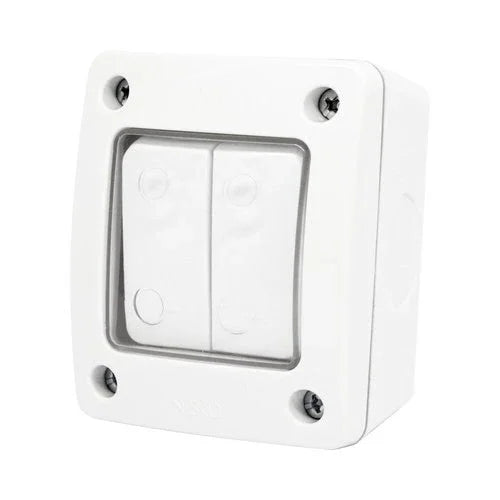 מפסק כפול מוגן מים גמיש IP65 - אור שי סיטונאות חשמל בע״מ