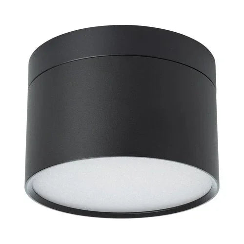 צמוד תקרה צילינדר שחור TOPAZ 15W 3CCT - אור שי סיטונאות חשמל בע״מ