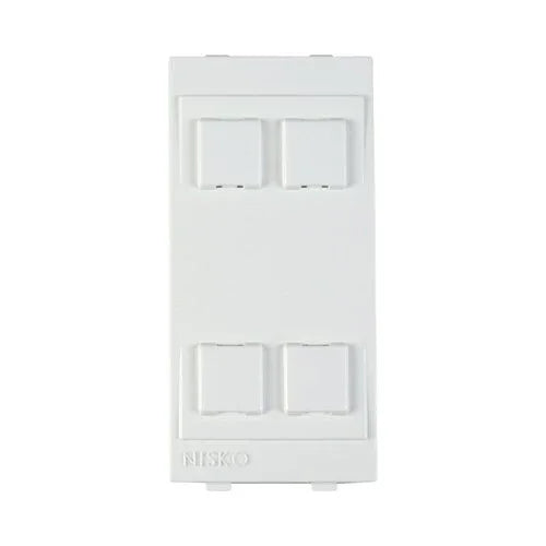 מתאם תקשורת לבן לאביזרי קיסטון לעמדת NISKO OFFICE - אור שי סיטונאות חשמל בע״מ