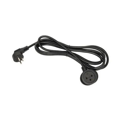 כבל מאריך שחור 2 מטר - אור שי סיטונאות חשמל בע״מ