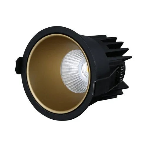 שקוע תקרה שחור/זהב VINO 10W אור ניטרלי - אור שי סיטונאות חשמל בע״מ