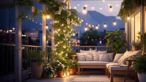 גרלנדה סולארית 25 מ' עם 30 נורות - אור שי סיטונאות חשמל בע״מ