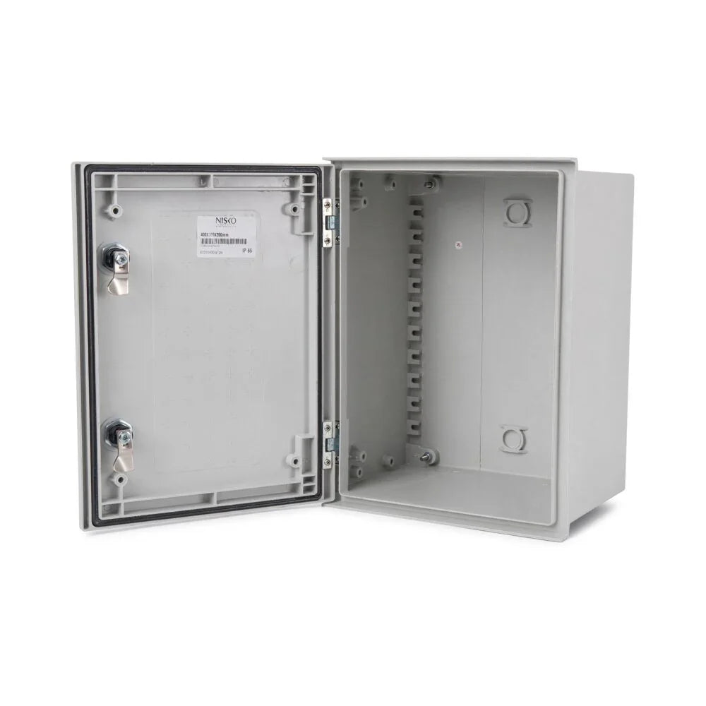 ארון פוליאסטר 400x300x200mm, IP65 - אור שי סיטונאות חשמל בע״מ