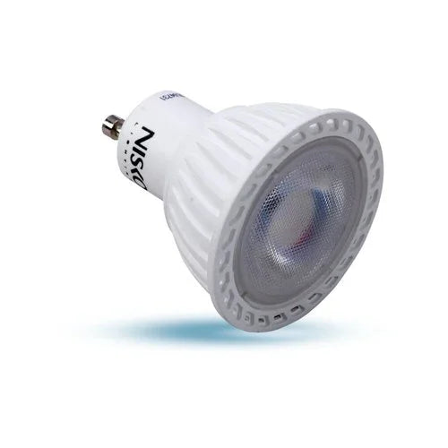 נורת דקרויקה לד לבנה לעמעום 36° GU10 7W אור חם - אור שי סיטונאות חשמל בע״מ