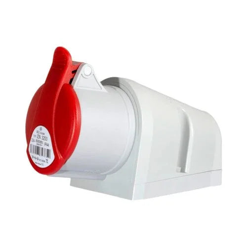 שקע זוויתי לקיר 5X32A IP44 SEZ - אור שי סיטונאות חשמל בע״מ