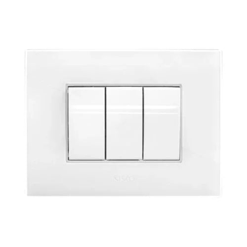 מסגרת EDGE לבנה 3 מודול - אור שי סיטונאות חשמל בע״מ