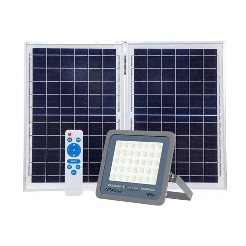 תאורת הצפה סולארית אפור SUNLY 330W IP66 אור קר - אור שי סיטונאות חשמל בע״מ
