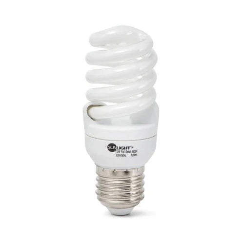 זוג נורות מיני ספירל 20W E27 אור קר - אור שי סיטונאות חשמל בע״מ