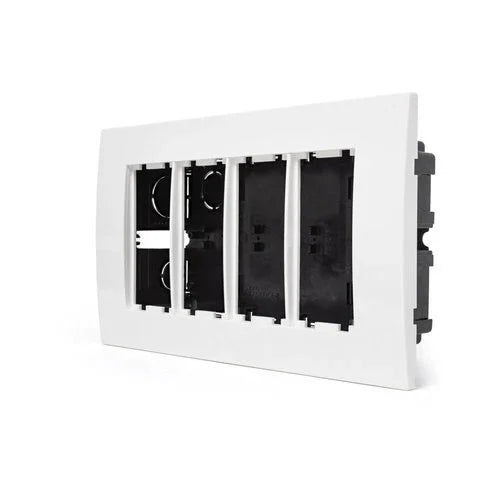 עמדת HOME & OFFICE תחת הטיח 8 מודול, ללא אביזרים - אור שי סיטונאות חשמל בע״מ